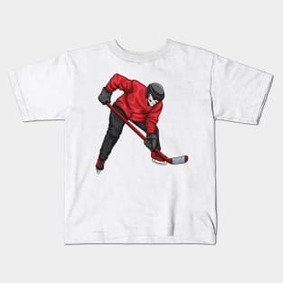 Skeleton Ice hockey Ice hockey stick Kids T-Shirt